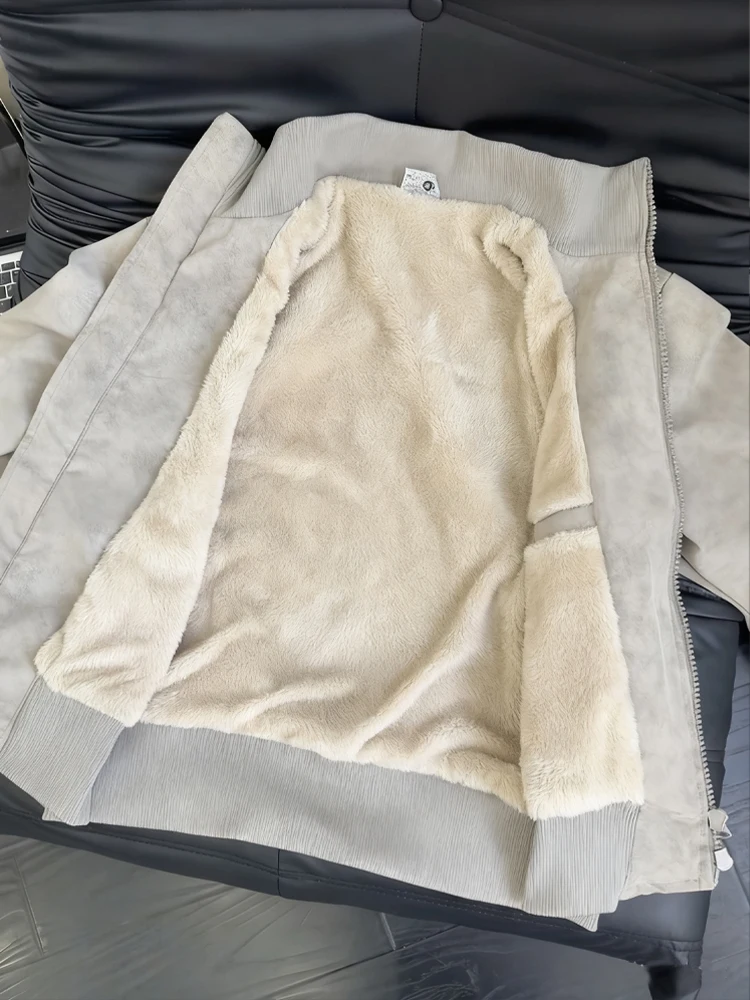 Light ey Fce Lined Thiened Warm Leather Jaet Cotton Coat Men's Sle Winter Lamb Velvet Fur Inteated Heavy Cotton ...
Light ey Fce Lined Thiened Warm Leather Jaet Cotton Coat Men's Sle Winter Lamb Velvet Fur Inteated Heavy Cotton ...