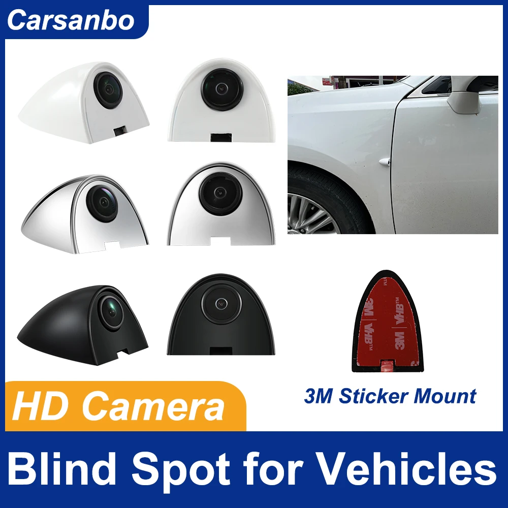 Carsanbo HD Side View Car Camera One Pair Night Vision Waterproof 80 Degree 3M Sticker Mount Rear Mirror Blind Spot for Vehicles
Carsanbo HD Side View Car Camera One Pair Night Vision Waterproof 80 Degree 3M Sticker Mount Rear Mirror Blind Spot for Vehicles
