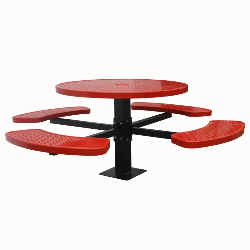Corrosion Resistant Floor-to-Floor Outdoor Commercial Picnic Street Service Area Expansive Metal Table and Chair Set
Corrosion Resistant Floor-to-Floor Outdoor Commercial Picnic Street Service Area Expansive Metal Table and Chair Set