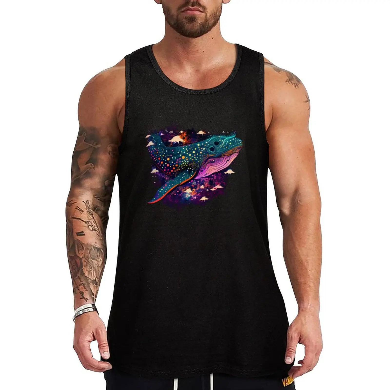 Cosmic Whale Shark Tank Top cute tops gym clothes man Men's gym clothing vest for men
Cosmic Whale Shark Tank Top cute tops gym clothes man Men's gym clothing vest for men