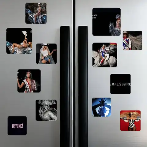 B-Beyonce Renaissance Singer Refrigerator Magnet Personalized Creative Magnetic Stickers With Magnets