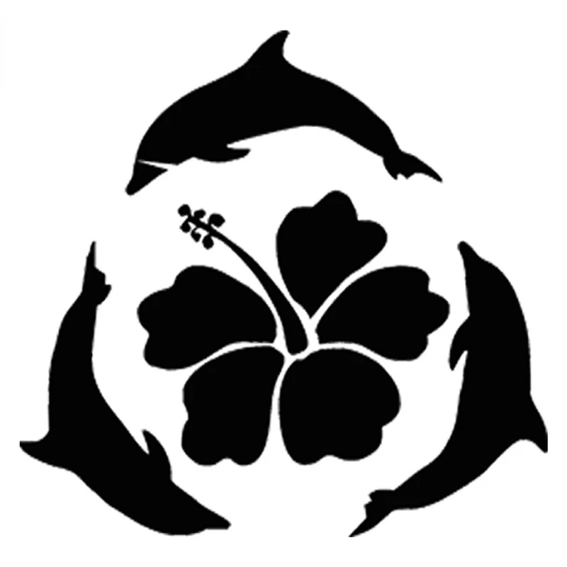 Jpct Hibiscus design dolphin swimming Car Decal for windows, doors, laptops, trucks waterproof Vinyl Sticker 15cm x 15cm
Jpct Hibiscus design dolphin swimming Car Decal for windows, doors, laptops, trucks waterproof Vinyl Sticker 15cm x 15cm