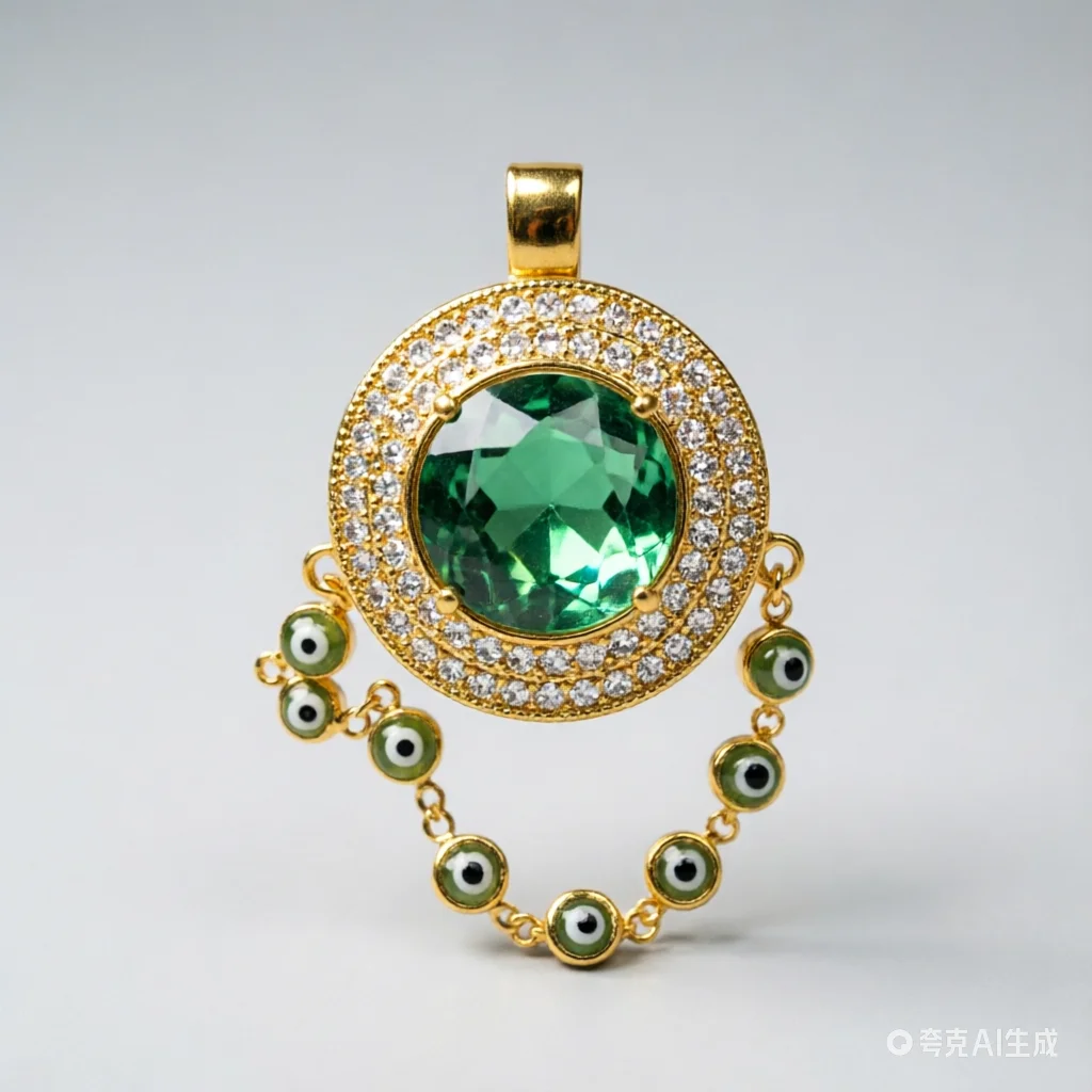 Luxury Green Evil Eye Baby Pacifier with Rhinestone Gem & Gold Chain Clip Set Silicone Orthodontic Soother for Newborn Infant
Luxury Green Evil Eye Baby Pacifier with Rhinestone Gem & Gold Chain Clip Set Silicone Orthodontic Soother for Newborn Infant