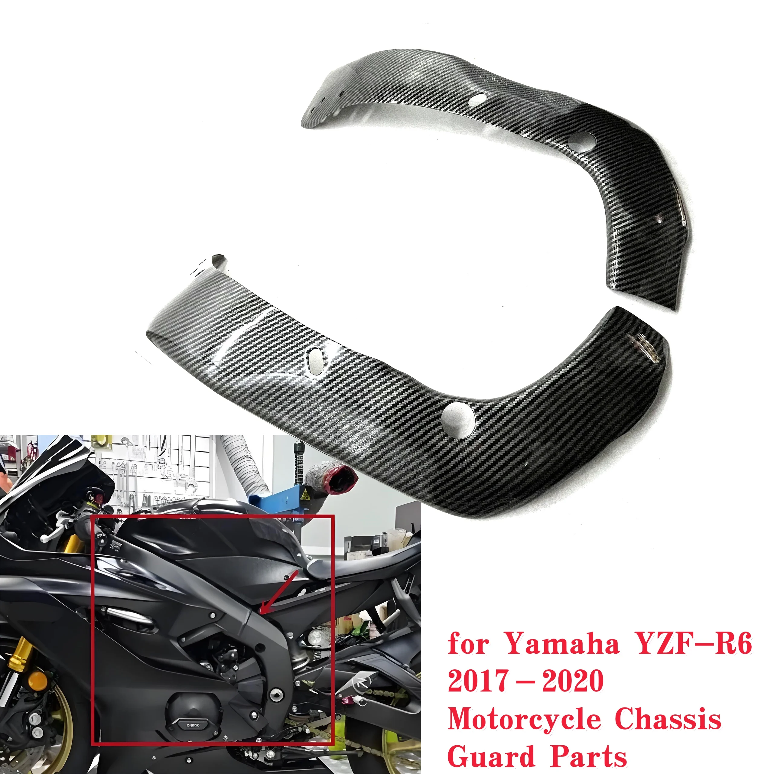 Frame Protector Fairing Cover Panel for Yamaha YZF-R6 2017–2020 Motorcycle Chassis Guard Parts
Frame Protector Fairing Cover Panel for Yamaha YZF-R6 2017–2020 Motorcycle Chassis Guard Parts