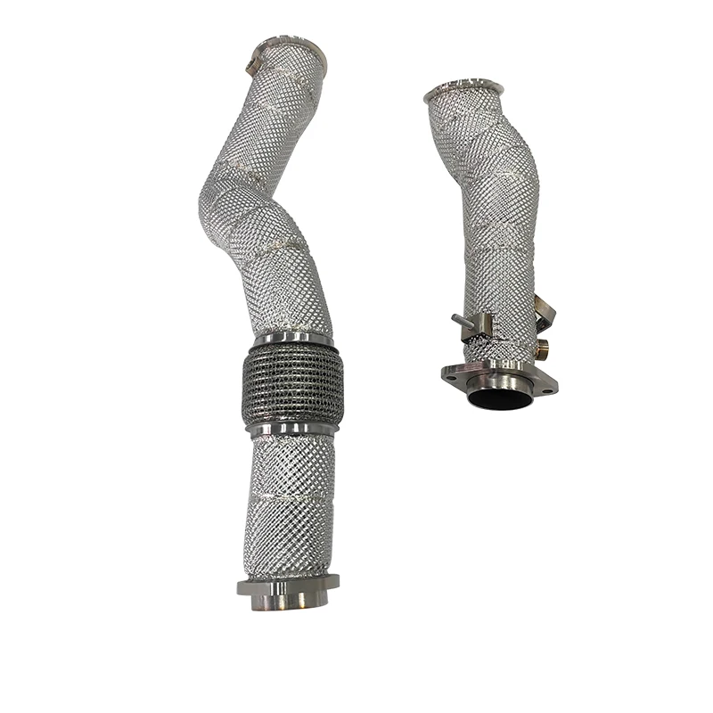 Factory Sell Performance 304 Stainless Steel Exhaust System Downpipe for BMW F80 M3 F82 M4 with heat shielding
Factory Sell Performance 304 Stainless Steel Exhaust System Downpipe for BMW F80 M3 F82 M4 with heat shielding