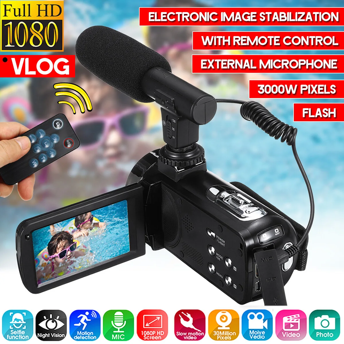 3 Inch 30 Million Pixel High Definition Digital Camera Ultra High Definition 1080PDV08M
3 Inch 30 Million Pixel High Definition Digital Camera Ultra High Definition 1080PDV08M