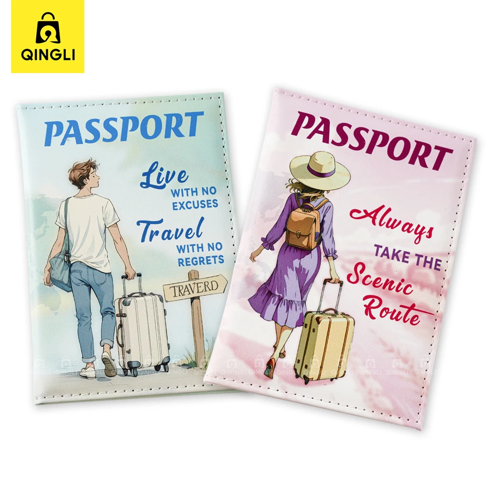 Travel Essentials Passport Cover Comic Couple Design Passport Holder New Independent Travel Accessories PU Leather Passport Case
Travel Essentials Passport Cover Comic Couple Design Passport Holder New Independent Travel Accessories PU Leather Passport Case