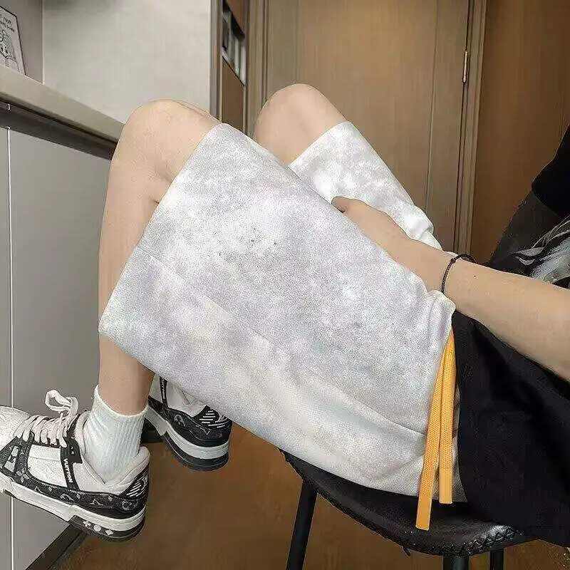 American Style Dyed Short Pants Men's Summer New Loose Straight Leg Sports Casual Pants Teenage Five-Quarter Trendy Brand
American Style Dyed Short Pants Men's Summer New Loose Straight Leg Sports Casual Pants Teenage Five-Quarter Trendy Brand