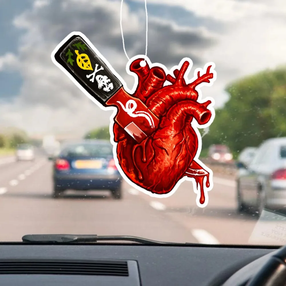 Rock Heart Blade Car Scent Hanger - Lipstick Dagger Design, Mirror Vent Hanging, Lasting Fragrance
Rock Heart Blade Car Scent Hanger - Lipstick Dagger Design, Mirror Vent Hanging, Lasting Fragrance