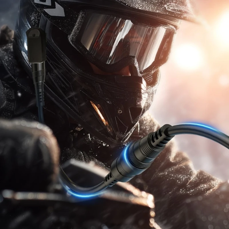 R9CC Universal Heated Visors Cable For Motorcycle And Snowmobile Helmets Safe And Energy Efficient Operation
R9CC Universal Heated Visors Cable For Motorcycle And Snowmobile Helmets Safe And Energy Efficient Operation