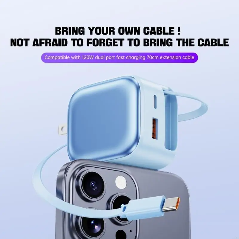 Выдвижной кабель для зарядки, 35 Вт, двойной порт USB A и C, быстрая зарядка, легко носить с собой, для смартфонов, планшетов и
Выдвижной кабель для зарядки, 35 Вт, двойной порт USB A и C, быстрая зарядка, легко носить с собой, для смартфонов, планшетов и