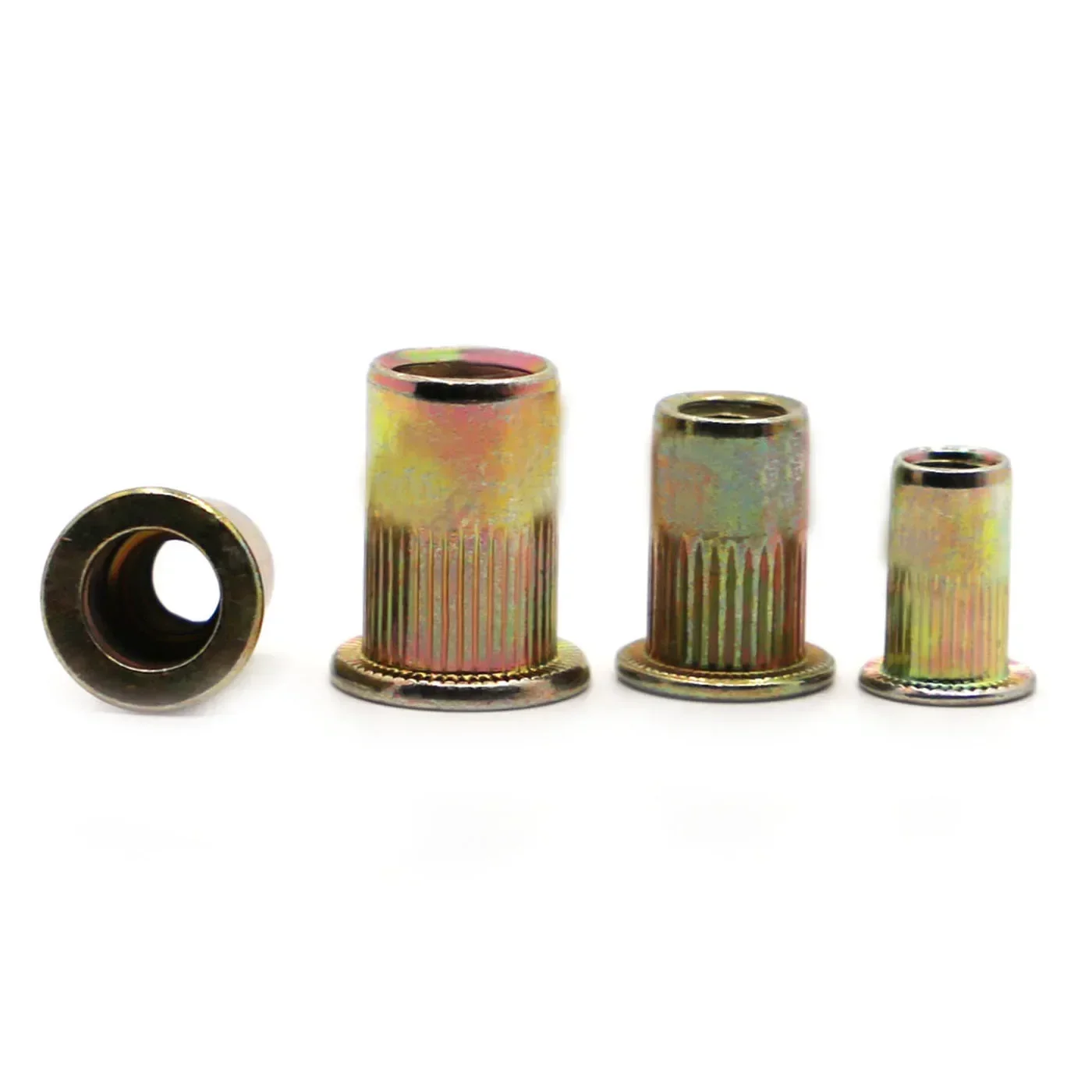 M3 M4 M5 M6 M8 M10 M12 Colored Zinc Steel Knurled Nuts Rivnut Flat Head Threaded Rivet Insert Nutsert Cap Rivet Nut
M3 M4 M5 M6 M8 M10 M12 Colored Zinc Steel Knurled Nuts Rivnut Flat Head Threaded Rivet Insert Nutsert Cap Rivet Nut