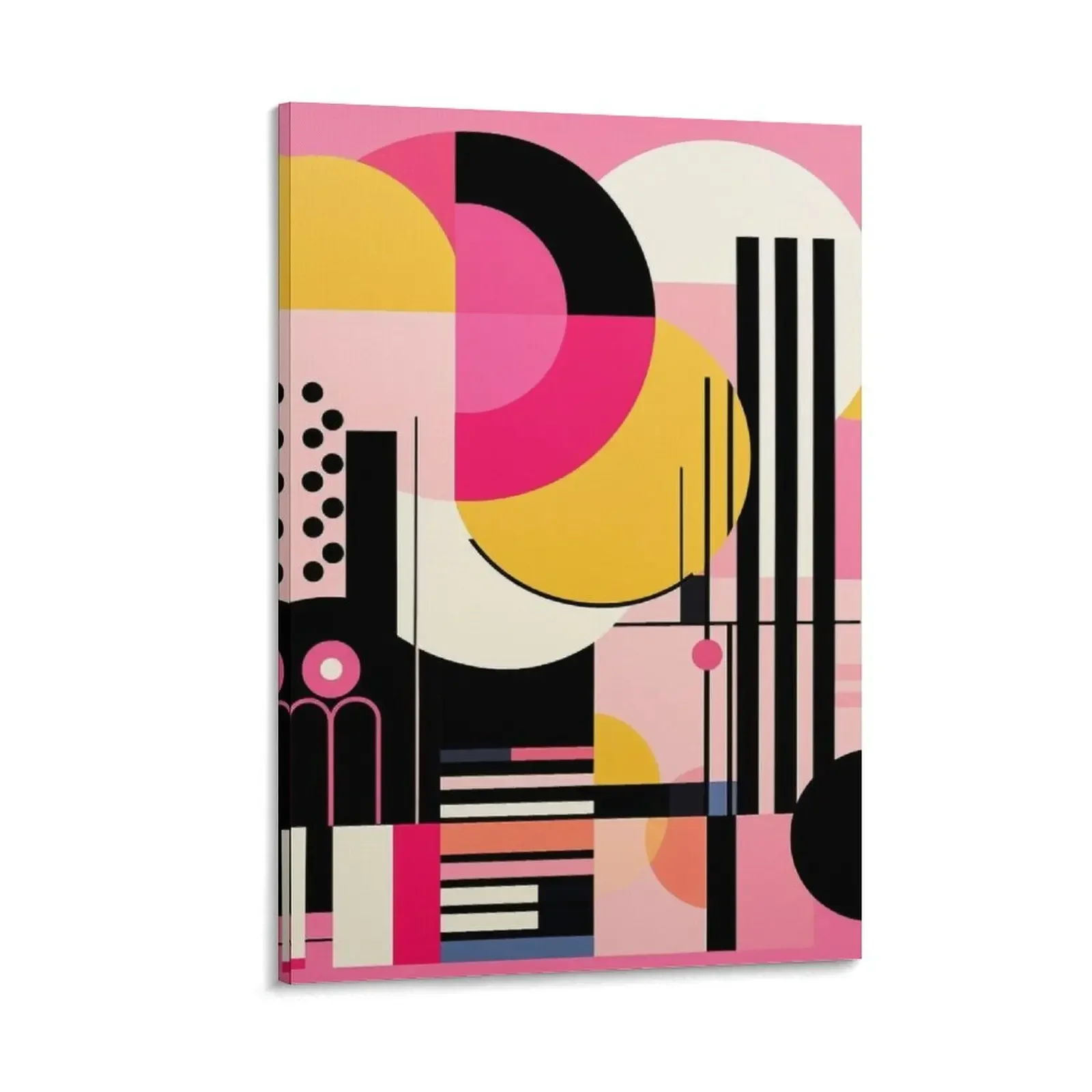 Vibrant Art Deco in Pink and Yellow - Colorful Abstract Compositions Canvas Painting aesthetic room decoration room decoration
Vibrant Art Deco in Pink and Yellow - Colorful Abstract Compositions Canvas Painting aesthetic room decoration room decoration