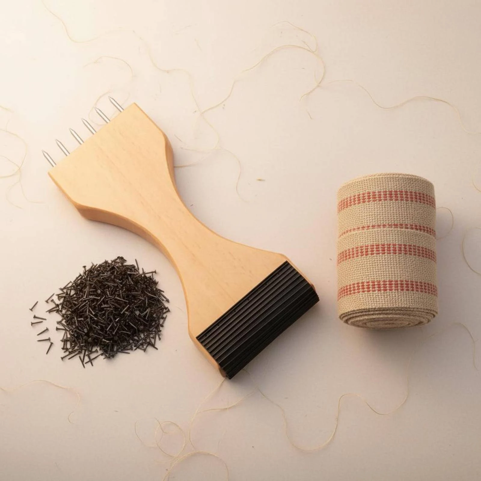 Jute Strapping Tool Kit Wooden Handle Furniture Upholstery Kit Upholstery Tacks DIY Repair Craft Supplies Easy to Use
Jute Strapping Tool Kit Wooden Handle Furniture Upholstery Kit Upholstery Tacks DIY Repair Craft Supplies Easy to Use