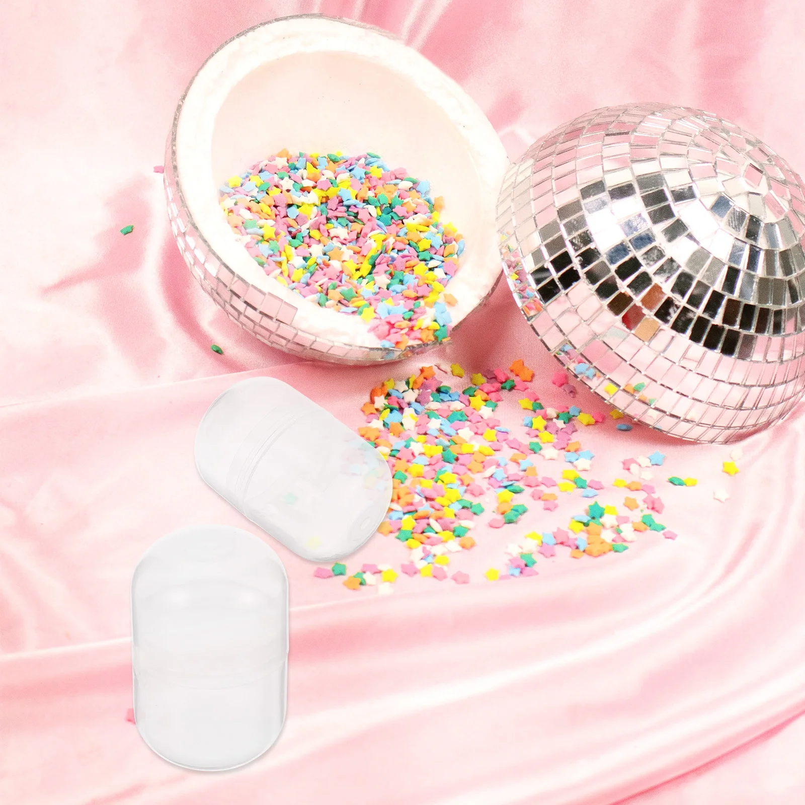 50pcs Transparent Fillable Ball Vending Machine Packaging Easter Egg Storage Container Plastic Candy Box Party Favor Twisting 
50pcs Transparent Fillable Ball Vending Machine Packaging Easter Egg Storage Container Plastic Candy Box Party Favor Twisting