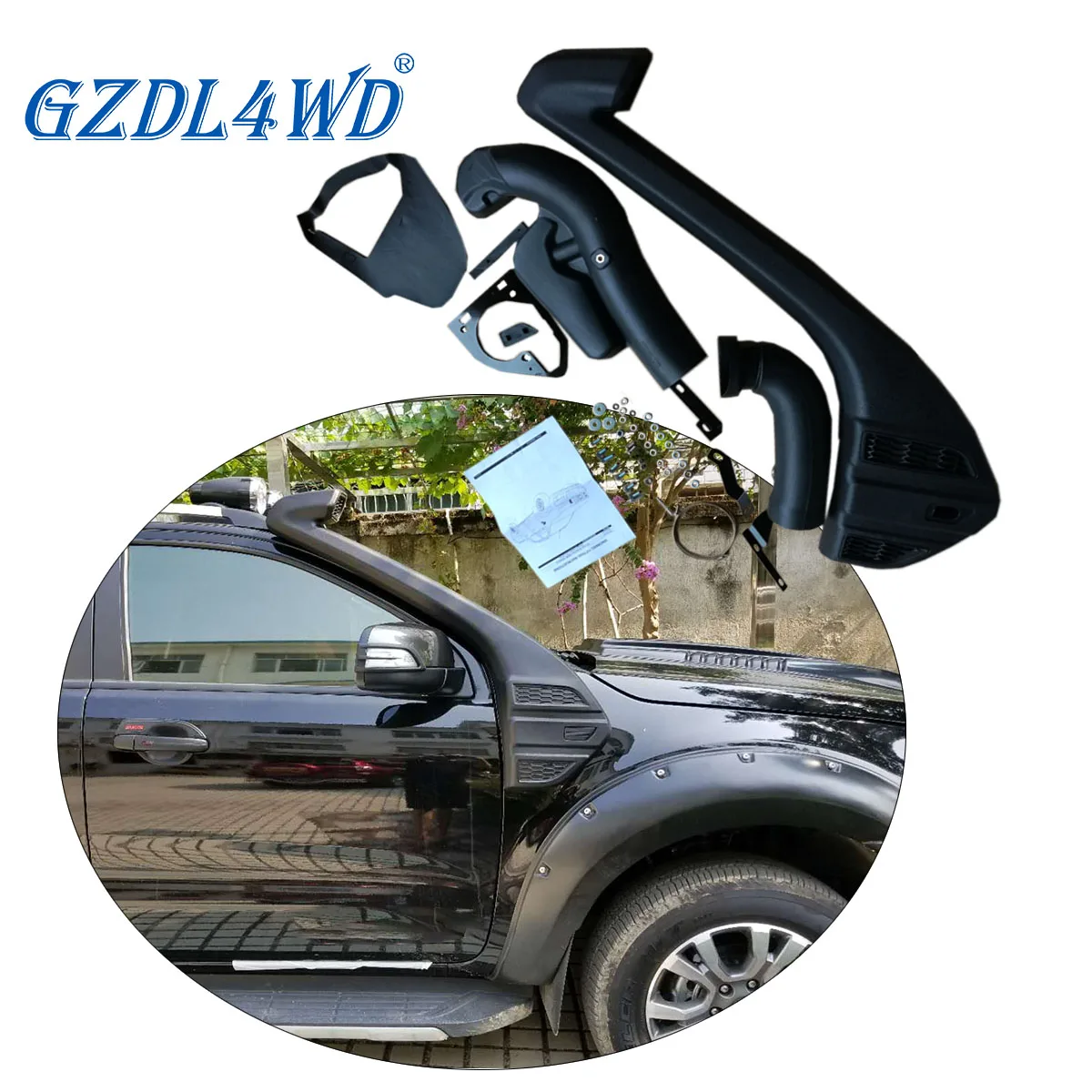 4X4 OFFROAD Wading Desert Air Intake Snorkel Kit for Ranger T7 2015 - 2022 MK2 MC UTE XLT PX
4X4 OFFROAD Wading Desert Air Intake Snorkel Kit for Ranger T7 2015 - 2022 MK2 MC UTE XLT PX