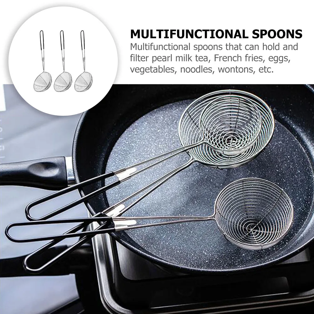 9pcs Stainless Steel Scoops Mesh Ladles Filtering Strainers Food Hot Pot Spoons Kitchen Gadgets Easy Clean Daily
9pcs Stainless Steel Scoops Mesh Ladles Filtering Strainers Food Hot Pot Spoons Kitchen Gadgets Easy Clean Daily