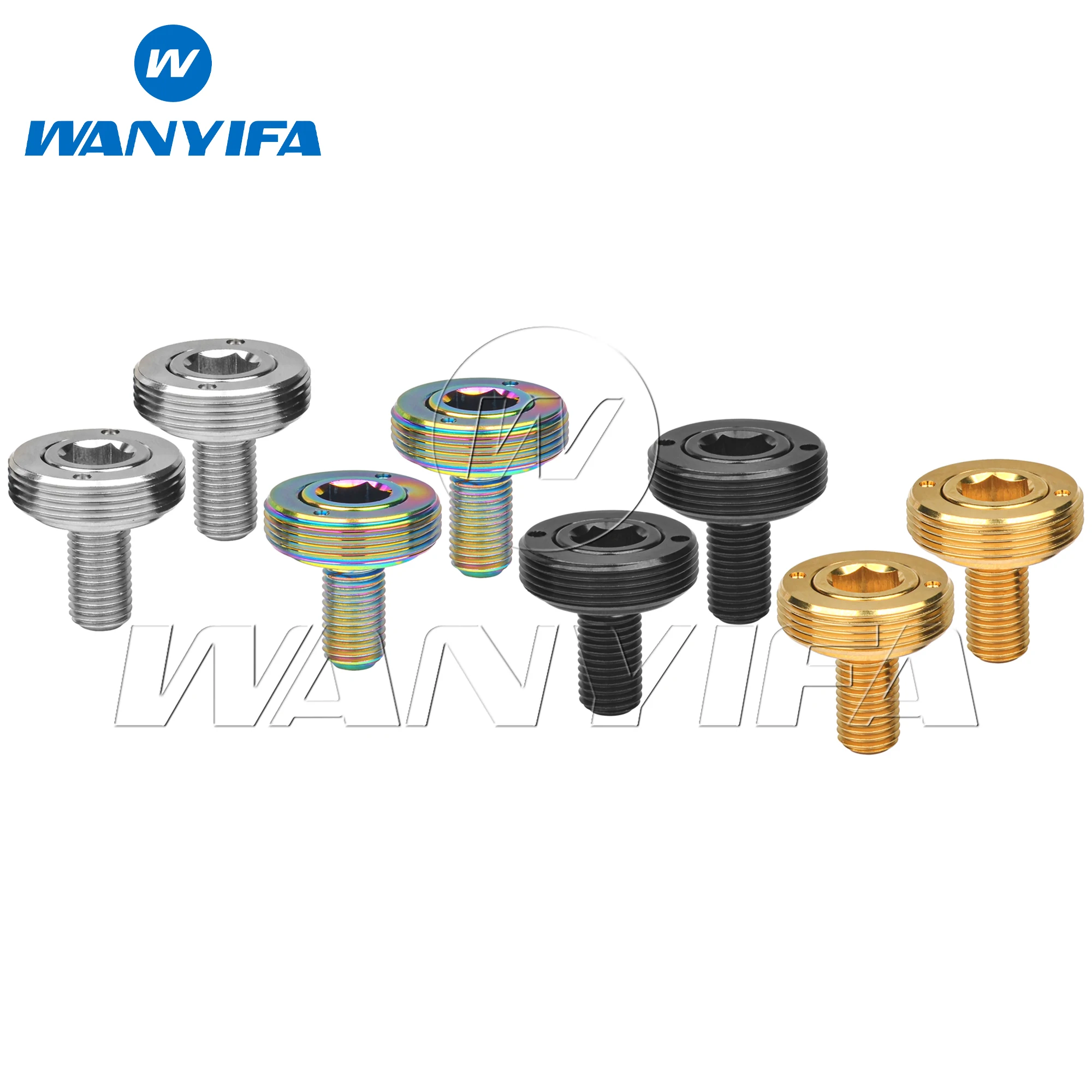 Wanyifa Titanium Bolt M8x15mm P1.0 Crank Cap Bottom Bracket Axle Screw Bike Center Shaft Crankset Cover Square Hole Fixing Bolts
Wanyifa Titanium Bolt M8x15mm P1.0 Crank Cap Bottom Bracket Axle Screw Bike Center Shaft Crankset Cover Square Hole Fixing Bolts