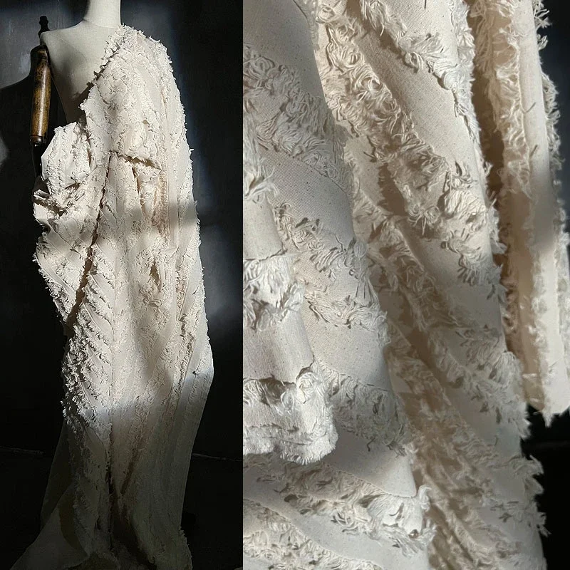 50% хлопок, 50% лен, ткань с кисточками ручной работы, китайская одежда в стиле ретро, жаккардовая текстура, дизайнерская ткань для сумки 
50% хлопок, 50% лен, ткань с кисточками ручной работы, китайская одежда в стиле ретро, жаккардовая текстура, дизайнерская ткань для сумки