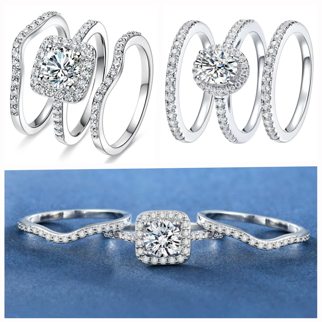 SY Brand Jewelry 925 Sterling Silver Ring Band For Women CMA Certificate Fashion Gemstones Ring Set 18K Gold Plated Fine Jewelry
SY Brand Jewelry 925 Sterling Silver Ring Band For Women CMA Certificate Fashion Gemstones Ring Set 18K Gold Plated Fine Jewelry