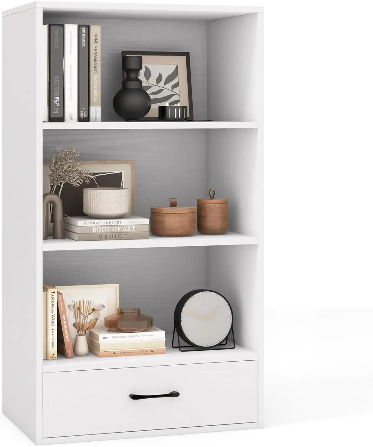 3 Shelf Bookcase With Drawer, Wood Bookshelves And Bookcases, Cube Bookcase Shelf, Small Bookshelf With Storage For Small
3 Shelf Bookcase With Drawer, Wood Bookshelves And Bookcases, Cube Bookcase Shelf, Small Bookshelf With Storage For Small
