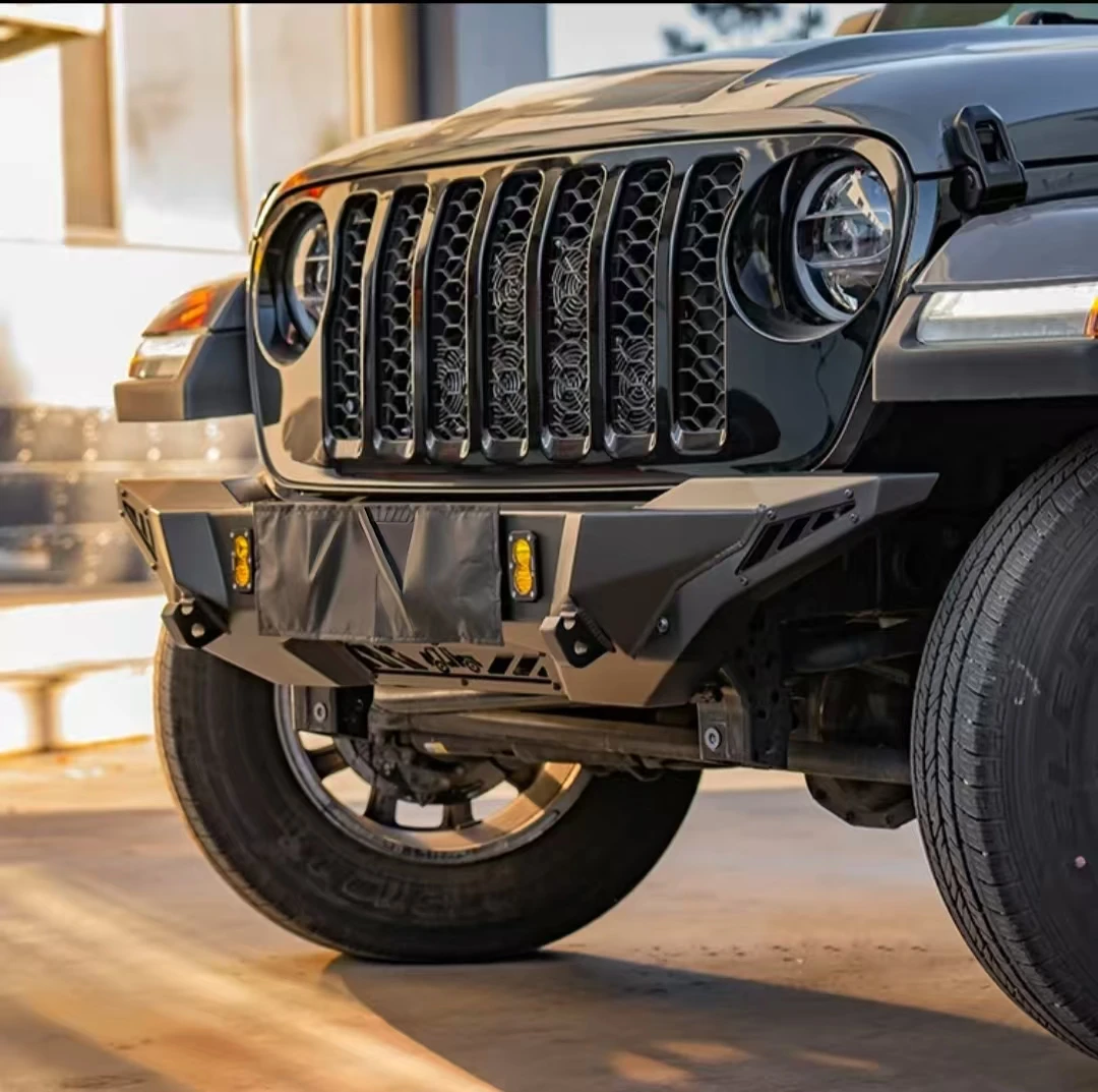 Stealth Bomber Front Bumper For Jeep, High-Quality Steel Off-Road Protection
Stealth Bomber Front Bumper For Jeep, High-Quality Steel Off-Road Protection