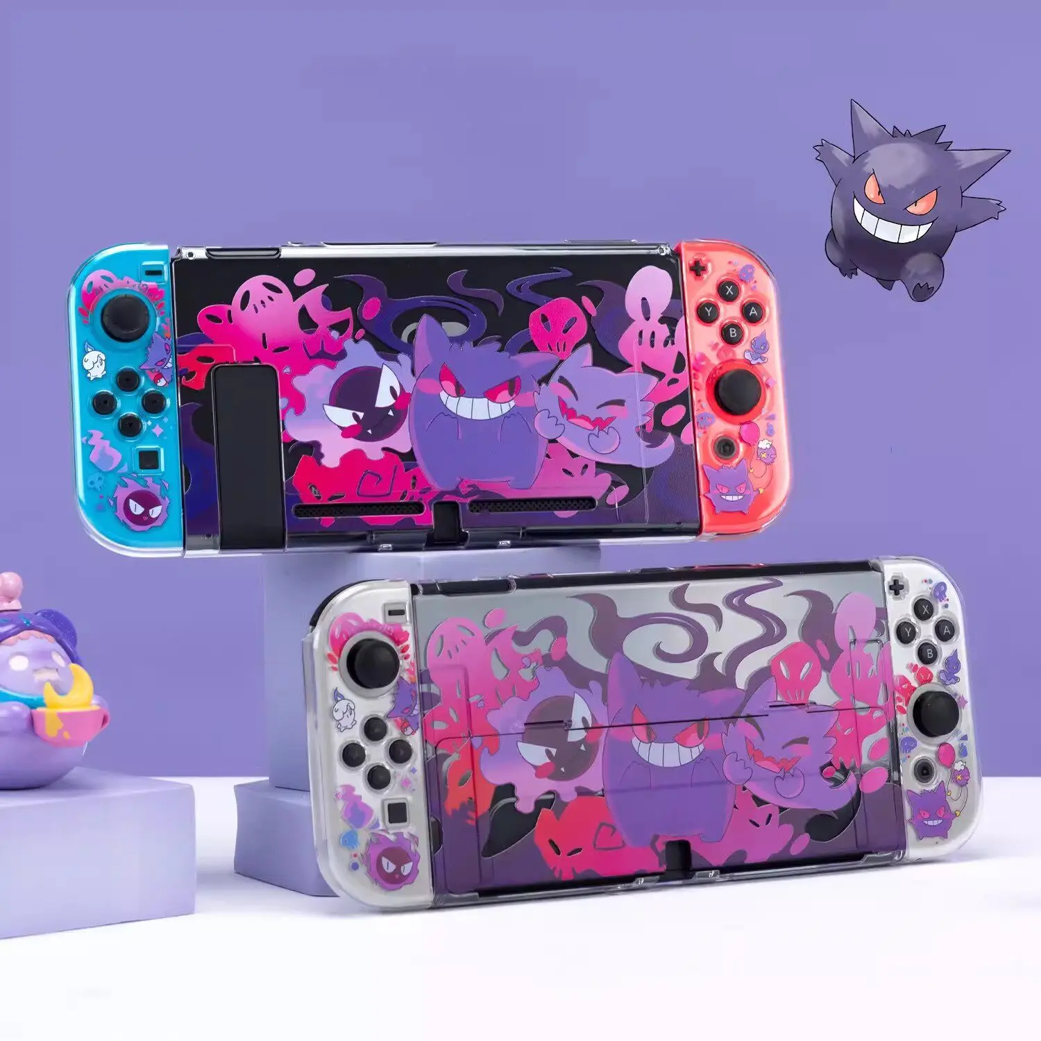 Cute Gengar Switch Clear Protective Case for Switch 2/OLED Cartoon Joy-Con Cover Fits Into The Dock Gaming Accessories
Cute Gengar Switch Clear Protective Case for Switch 2/OLED Cartoon Joy-Con Cover Fits Into The Dock Gaming Accessories