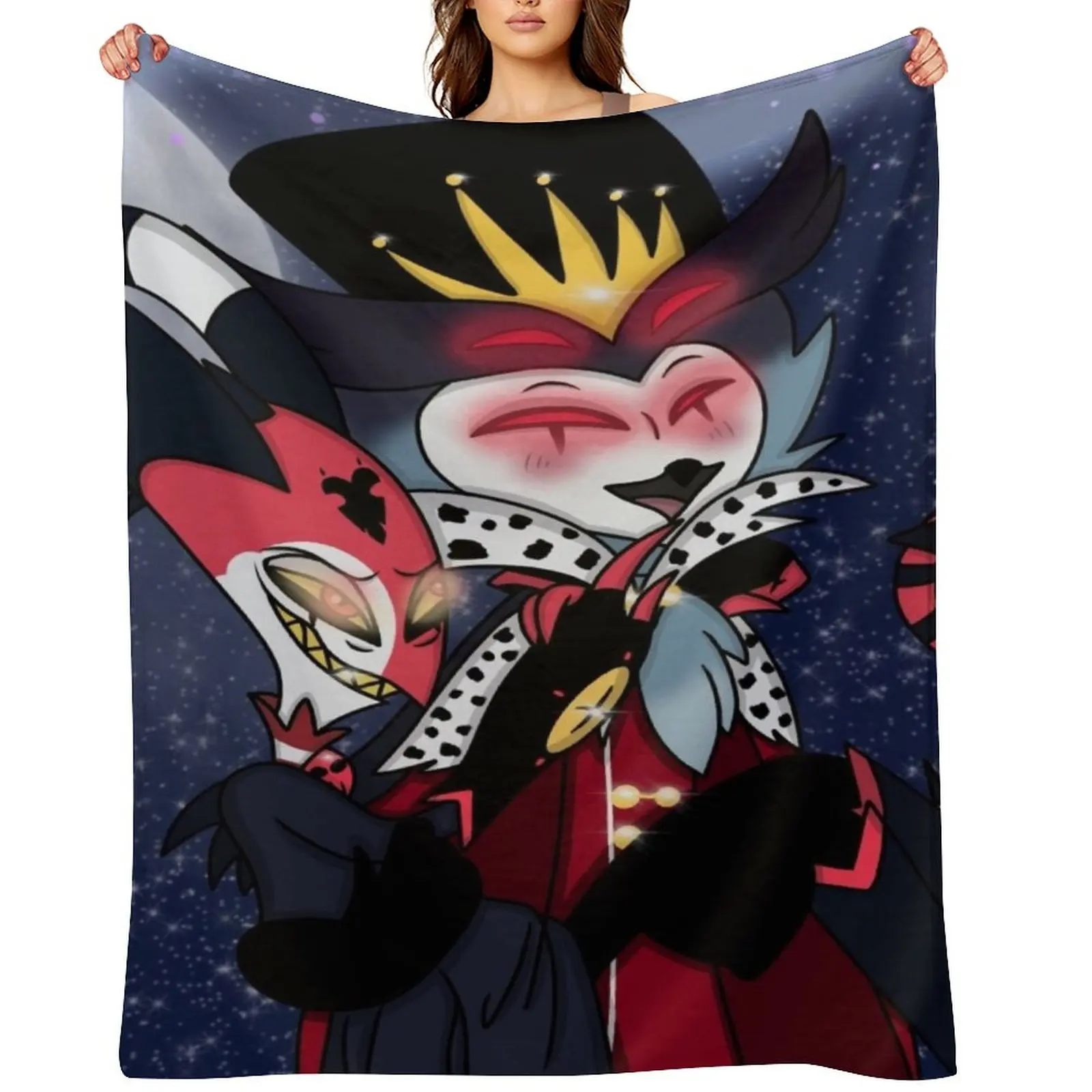 Helluva Boss (Blitzo X Stolas) Throw Blanket Heavy Moving Summer Beddings Fashion Sofas Blankets
Helluva Boss (Blitzo X Stolas) Throw Blanket Heavy Moving Summer Beddings Fashion Sofas Blankets