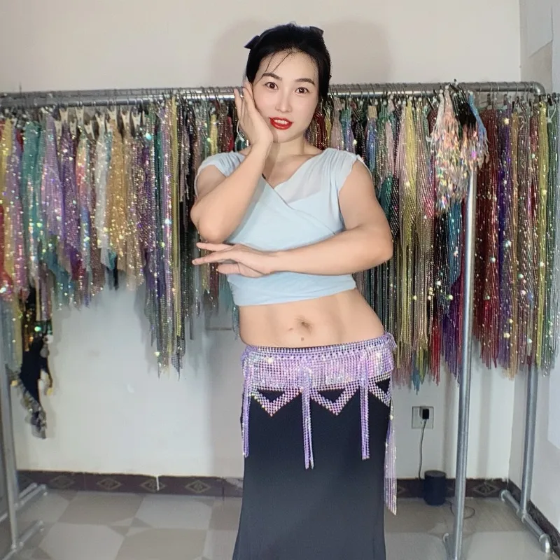 Customized Belly Dance Costumes Waist Chain No.12 Diamond Full Mesh Hip Scarf Luxury Stage Style Indian Clothes Women
Customized Belly Dance Costumes Waist Chain No.12 Diamond Full Mesh Hip Scarf Luxury Stage Style Indian Clothes Women