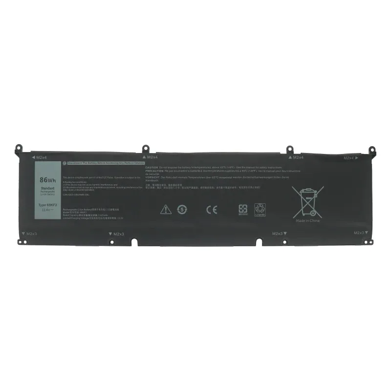 Аккумулятор для ноутбука CO 69KF2 для DELL XPS 15 9500 9510 9520 9530 Precision 5550 5560 G15 5510 5511 5520 5515 5521 7500 P91F P87F 86WH
Аккумулятор для ноутбука CO 69KF2 для DELL XPS 15 9500 9510 9520 9530 Precision 5550 5560 G15 5510 5511 5520 5515 5521 7500 P91F P87F 86WH