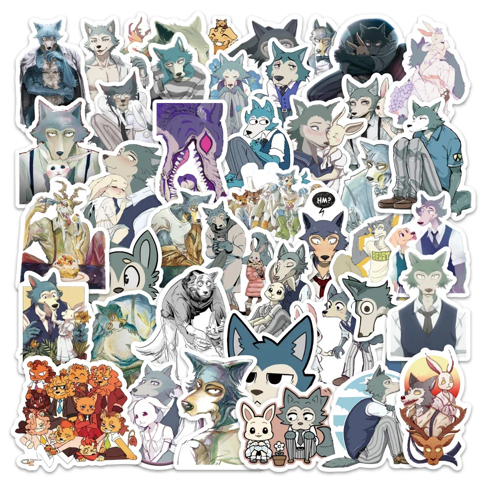 54PCS Beastars Stickers Legoshi Graffiti Stickers DIY Diary Phone Case Handmade Scrapbook Aesthetic Stickers
54PCS Beastars Stickers Legoshi Graffiti Stickers DIY Diary Phone Case Handmade Scrapbook Aesthetic Stickers