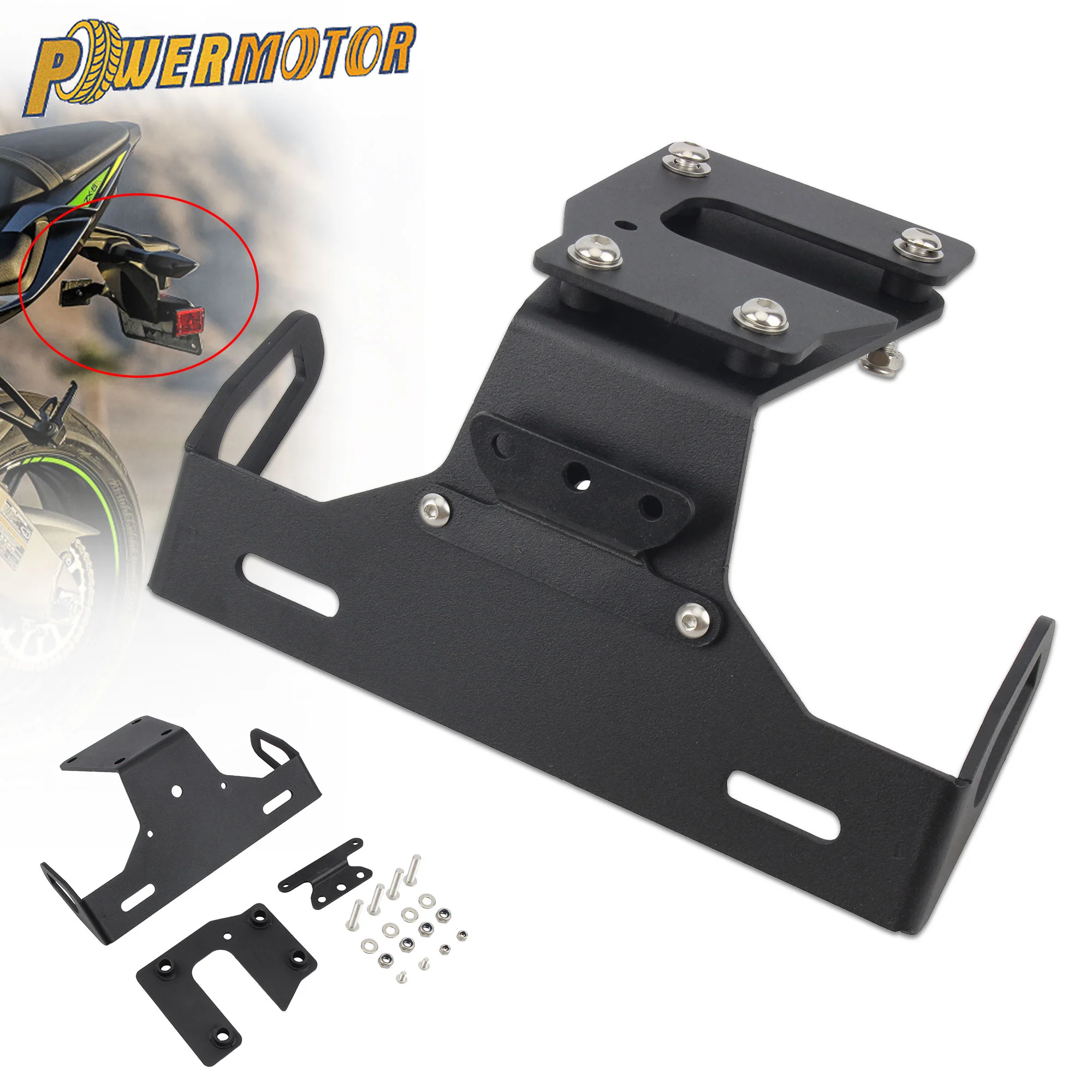 Motorcycle License Holder For KAWASAKI Z900 2017 to 2023 Super Street Bike Tail Number Plate LED Light Bracket Accessories
Motorcycle License Holder For KAWASAKI Z900 2017 to 2023 Super Street Bike Tail Number Plate LED Light Bracket Accessories