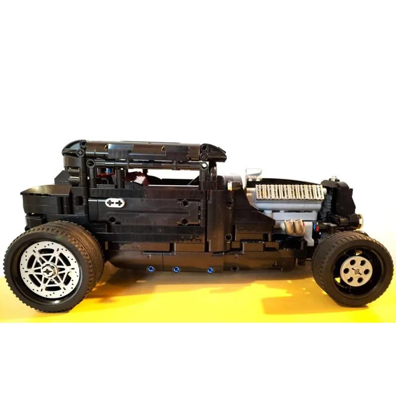 MOC-182131 Black New Classic Sports Hot Rod Truck Building Block Model 1315 Parts Boys Children's Birthday Christmas Toy Gift
MOC-182131 Black New Classic Sports Hot Rod Truck Building Block Model 1315 Parts Boys Children's Birthday Christmas Toy Gift