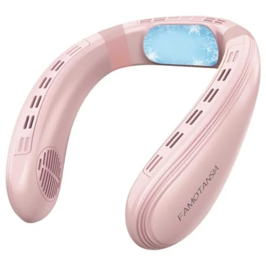 Neck Fan - Portable Personal Fan with Cooling PlateOperated Wearable Rechargeable Fan with 5200mAh Lithium Battery Neck Air Con
Neck Fan - Portable Personal Fan with Cooling PlateOperated Wearable Rechargeable Fan with 5200mAh Lithium Battery Neck Air Con