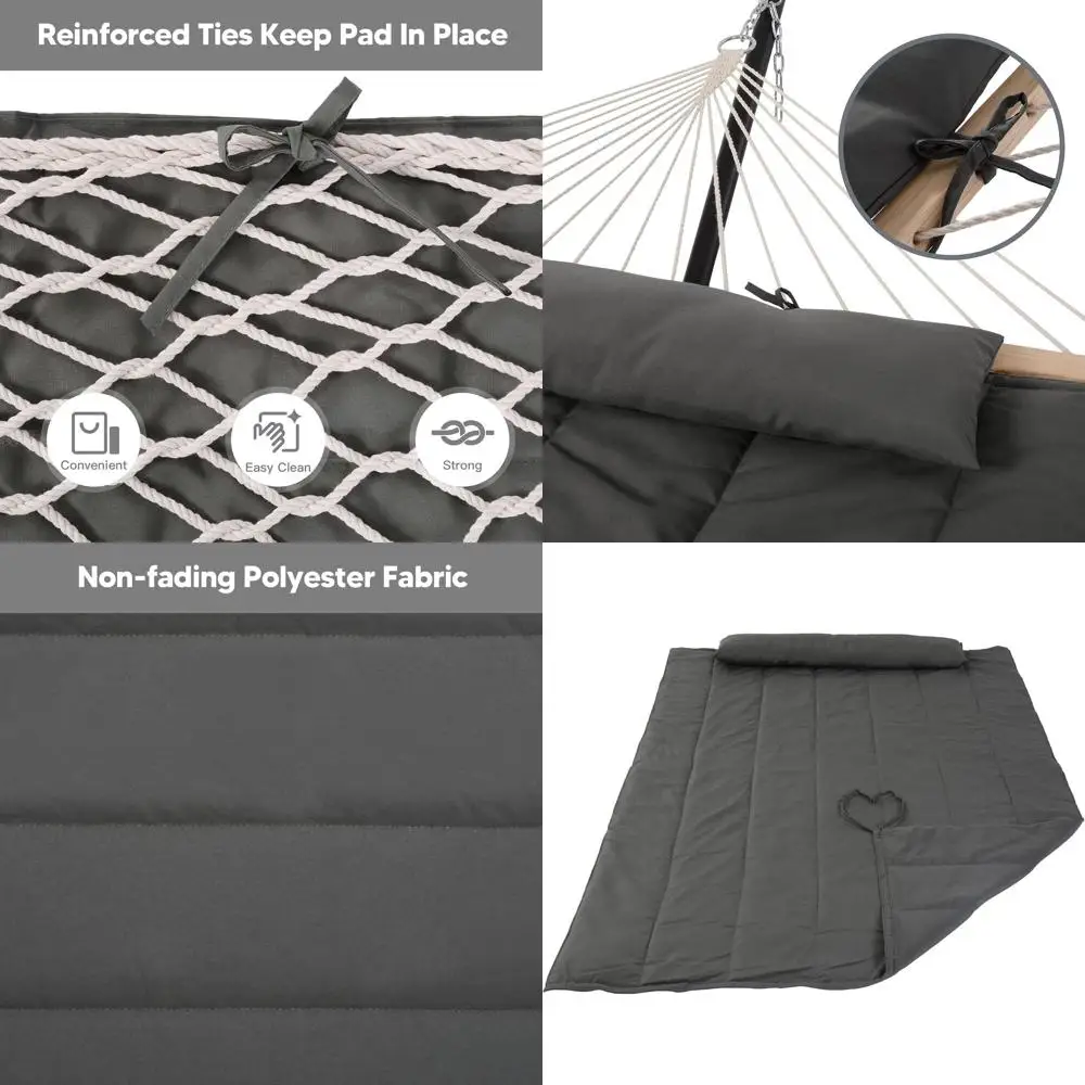 Outdoor Portable Hammock Pad, 2 Person Polyester Hammock Pad, k Gray
Outdoor Portable Hammock Pad, 2 Person Polyester Hammock Pad, k Gray