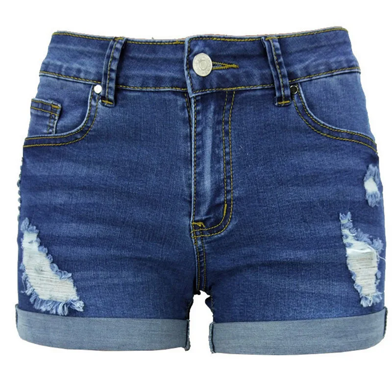 women summer Ripped Cuffed Hem Low Waist Denim Shorts
women summer Ripped Cuffed Hem Low Waist Denim Shorts