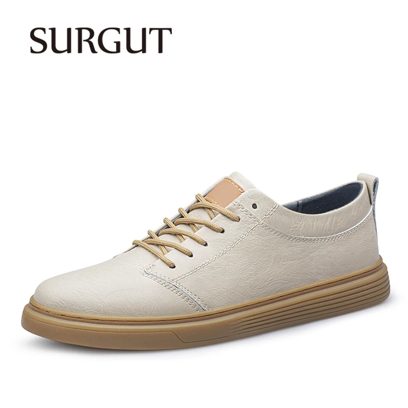 SURGUT 2025 модные кожаные кроссовки мужские классические амортизирующие мягкие удобные легкие пригородные туфли с противоскользящей подошвой 
SURGUT 2025 модные кожаные кроссовки мужские классические амортизирующие мягкие удобные легкие пригородные туфли с противоскользящей подошвой