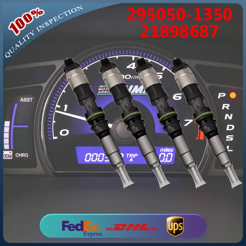 4PCS 295050-1350 21896867 Common Rail Injector Assembly for Volvo Penta Engine TAD540VE TAD541VE TAD840VE TAD853VE
4PCS 295050-1350 21896867 Common Rail Injector Assembly for Volvo Penta Engine TAD540VE TAD541VE TAD840VE TAD853VE