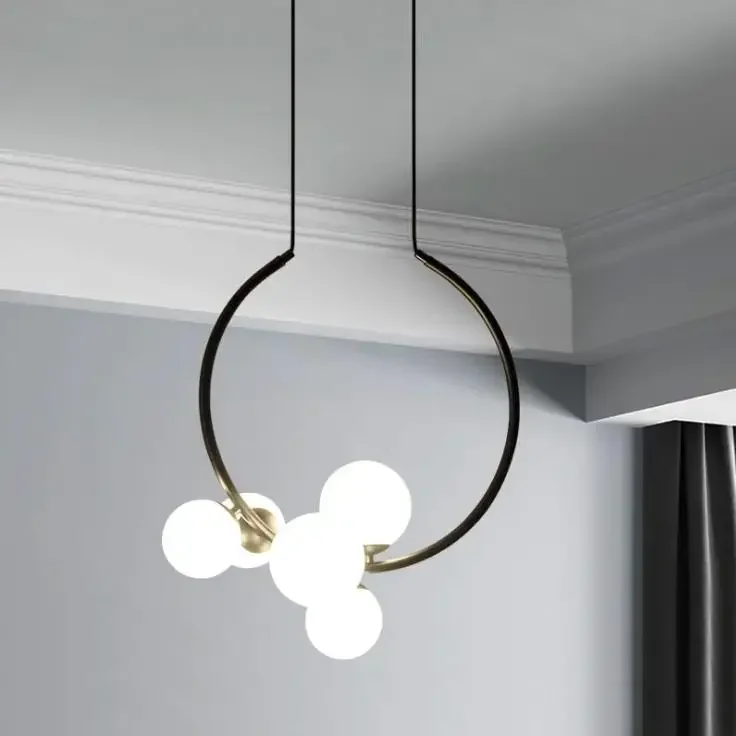 Nordic minimalist art magic bean personality iron art post-modern creative living room dining room study bedroom chandelier
Nordic minimalist art magic bean personality iron art post-modern creative living room dining room study bedroom chandelier