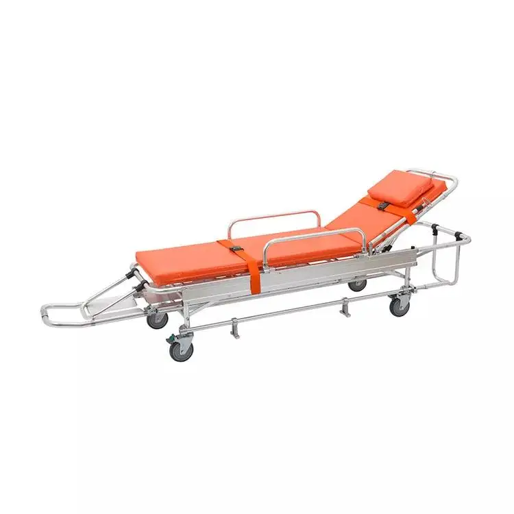 Mechanical Foldaway Stretchers Ambulance with IV Pole Lightweight Ambulance Emergency Bed
Mechanical Foldaway Stretchers Ambulance with IV Pole Lightweight Ambulance Emergency Bed