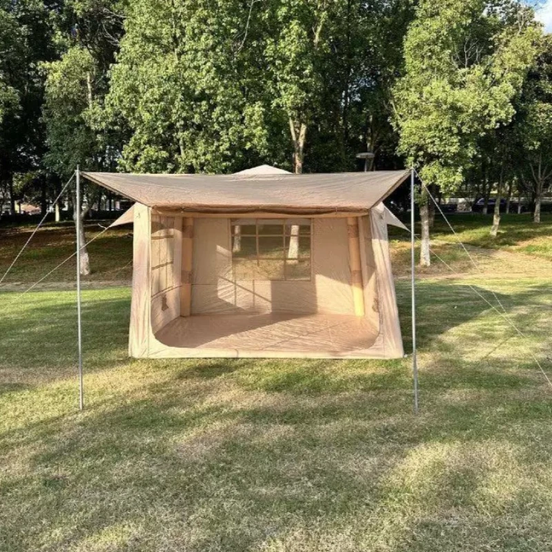 9 square inflatable tent, bold air column, windproof and rainproof
9 square inflatable tent, bold air column, windproof and rainproof