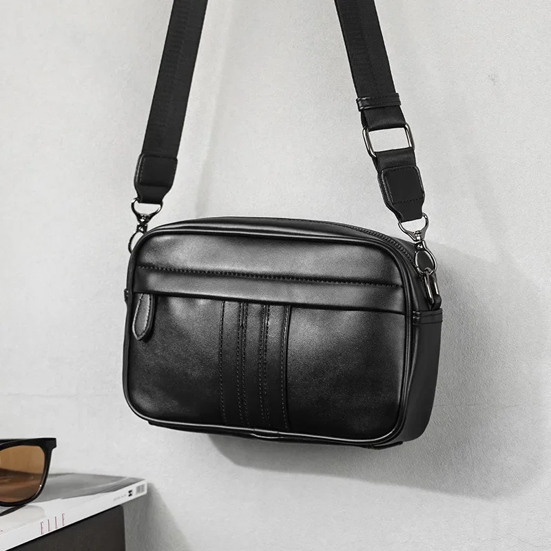 New Style Men's Crossbody Bags Fashion Striped Shoulder Bags Men Square Crossbody Shoulder Bag Trendy Mobile Phone Handbags
New Style Men's Crossbody Bags Fashion Striped Shoulder Bags Men Square Crossbody Shoulder Bag Trendy Mobile Phone Handbags