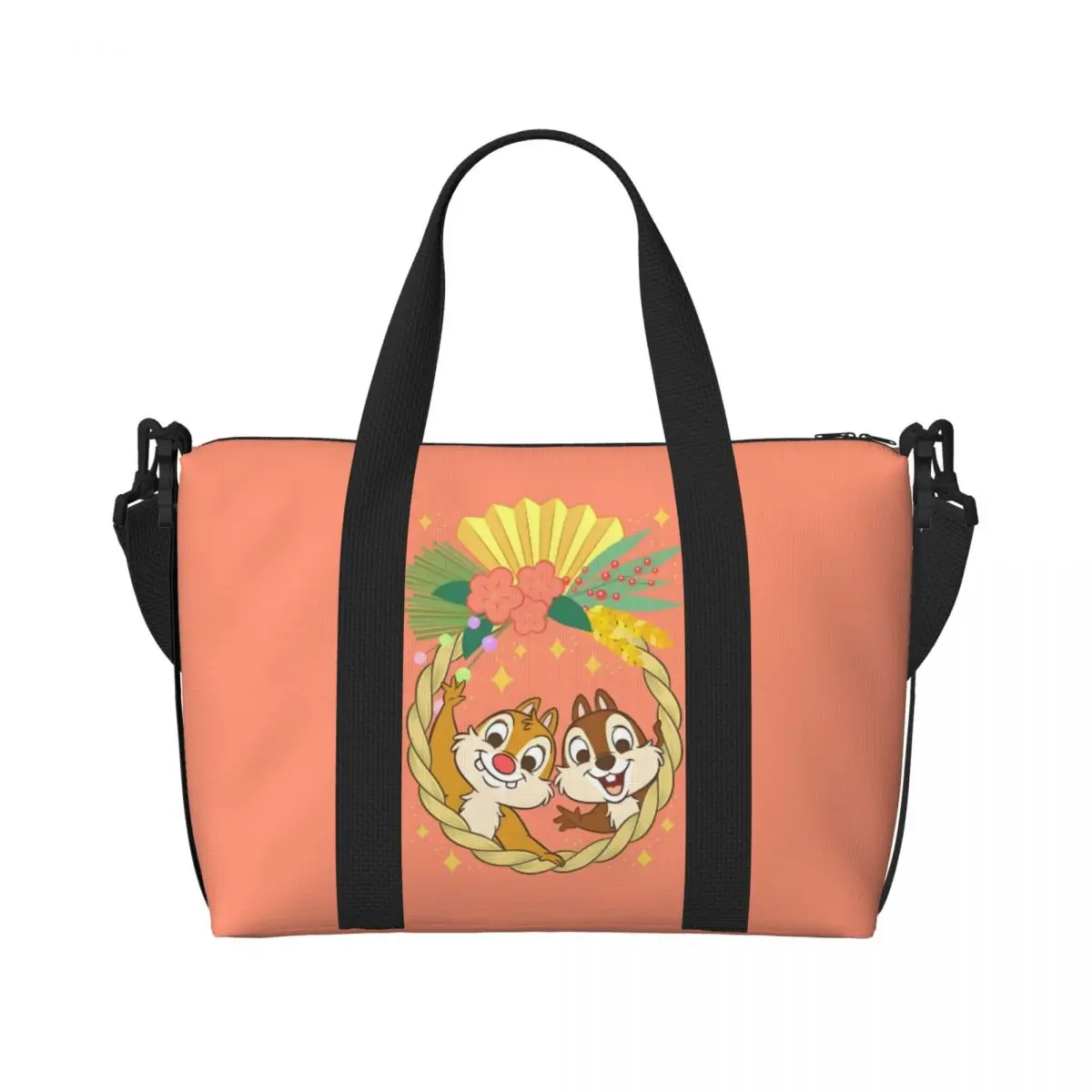 Женская большая сумка-тоут Chip 'n' Dale большой вместимости с белкой и героями мультфильмов, спортивные пляжные дорожные сумки 
Женская большая сумка-тоут Chip 'n' Dale большой вместимости с белкой и героями мультфильмов, спортивные пляжные дорожные сумки