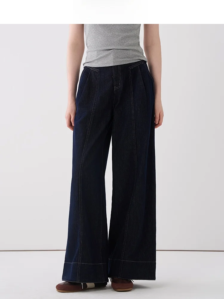 High Waist Loose Fit Retro Denim Jeans Women's Casual Wide Leg Pants Comfortable Breathable Skinnifying Autumn Fashion
High Waist Loose Fit Retro Denim Jeans Women's Casual Wide Leg Pants Comfortable Breathable Skinnifying Autumn Fashion