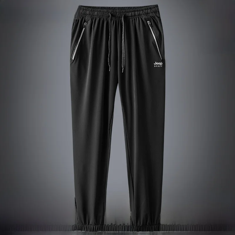 Men's Ice Silk Sports Pants Ultra-Thin Loose Fit Qui Dry Breathable Elastic Cuffed Summer Casual Trousers
Men's Ice Silk Sports Pants Ultra-Thin Loose Fit Qui Dry Breathable Elastic Cuffed Summer Casual Trousers