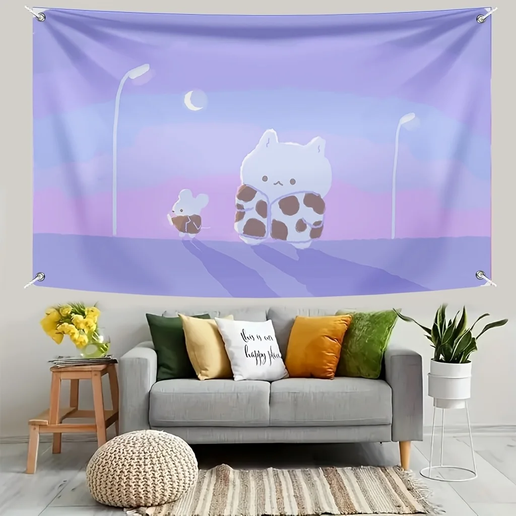 Cute Sheep and Stars Tapestry - Adorable Wall Hanging for Home Decor, Perfect Gift for Those Who Love Whimsical and Sweet 
Cute Sheep and Stars Tapestry - Adorable Wall Hanging for Home Decor, Perfect Gift for Those Who Love Whimsical and Sweet