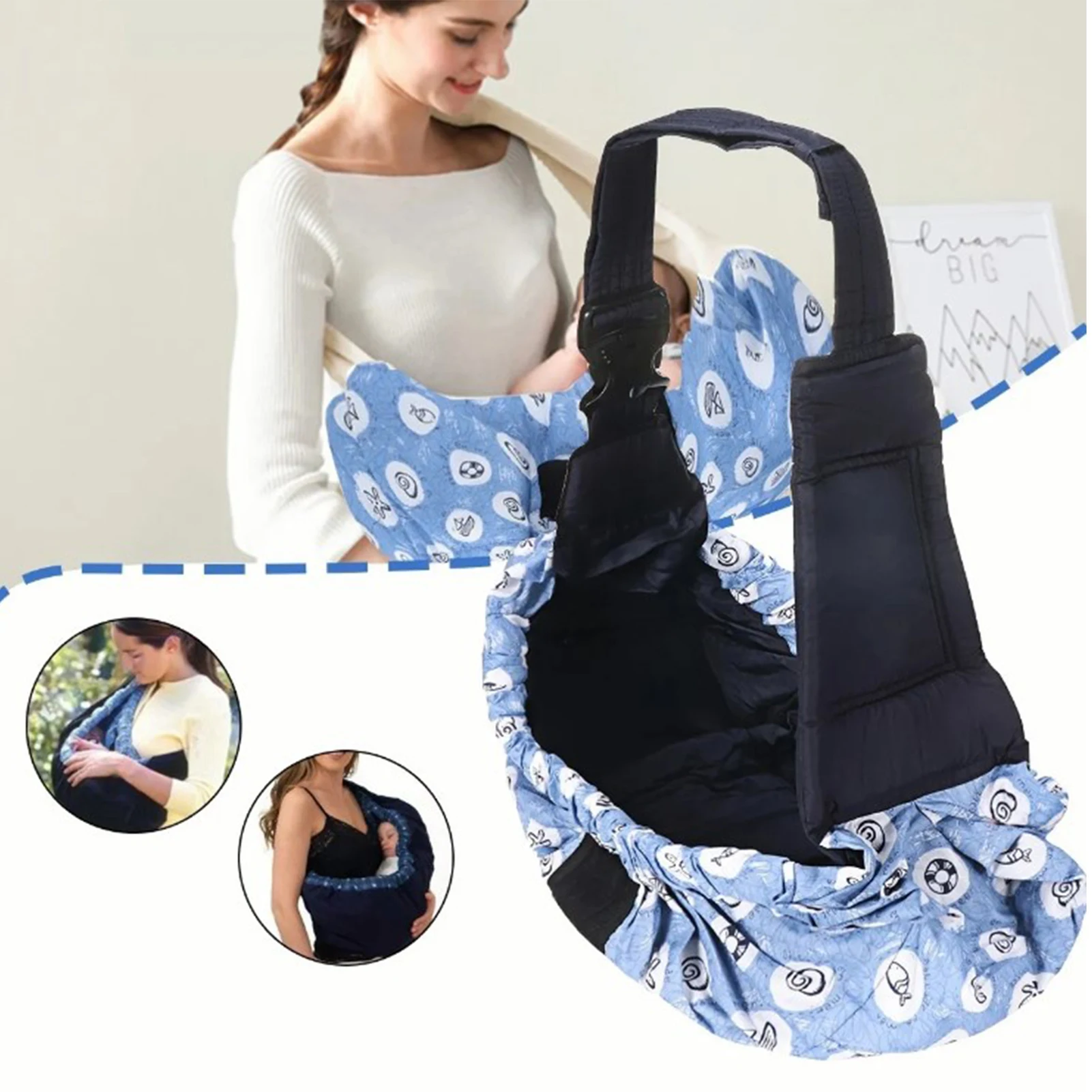 ZK40 Baby Carrier Wrap Pure Cotton Fabric Breathable Multifunction Baby Sling Carrier Holder Bag for Outdoor Travel 
ZK40 Baby Carrier Wrap Pure Cotton Fabric Breathable Multifunction Baby Sling Carrier Holder Bag for Outdoor Travel