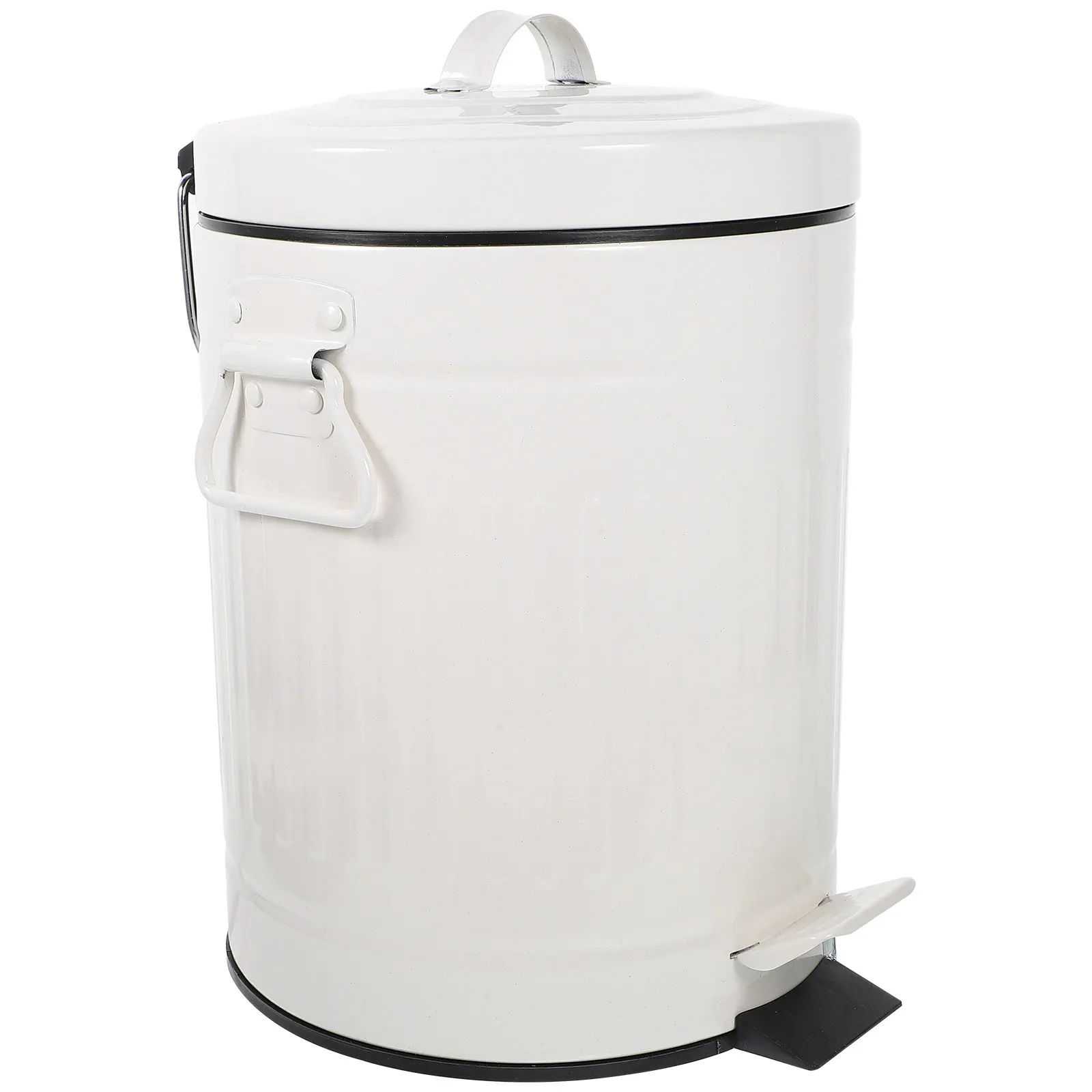 Metal Step Trash Can Slim Round Pedal Garbage Bin with Lid for Bathroom Kitchen Bedroom Office Small Space Narrow Hallway Modern
Metal Step Trash Can Slim Round Pedal Garbage Bin with Lid for Bathroom Kitchen Bedroom Office Small Space Narrow Hallway Modern