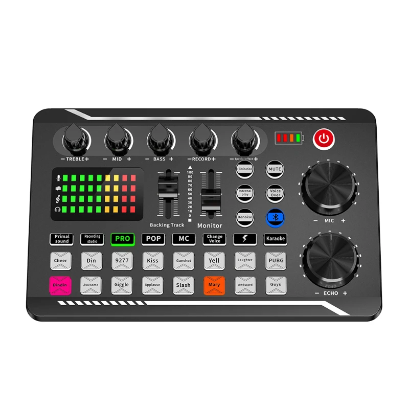 YYHC 2024 Новое поступление F998 RGB светильник Audio Звуковая карта для прямой трансляции
YYHC 2024 Новое поступление F998 RGB светильник Audio Звуковая карта для прямой трансляции