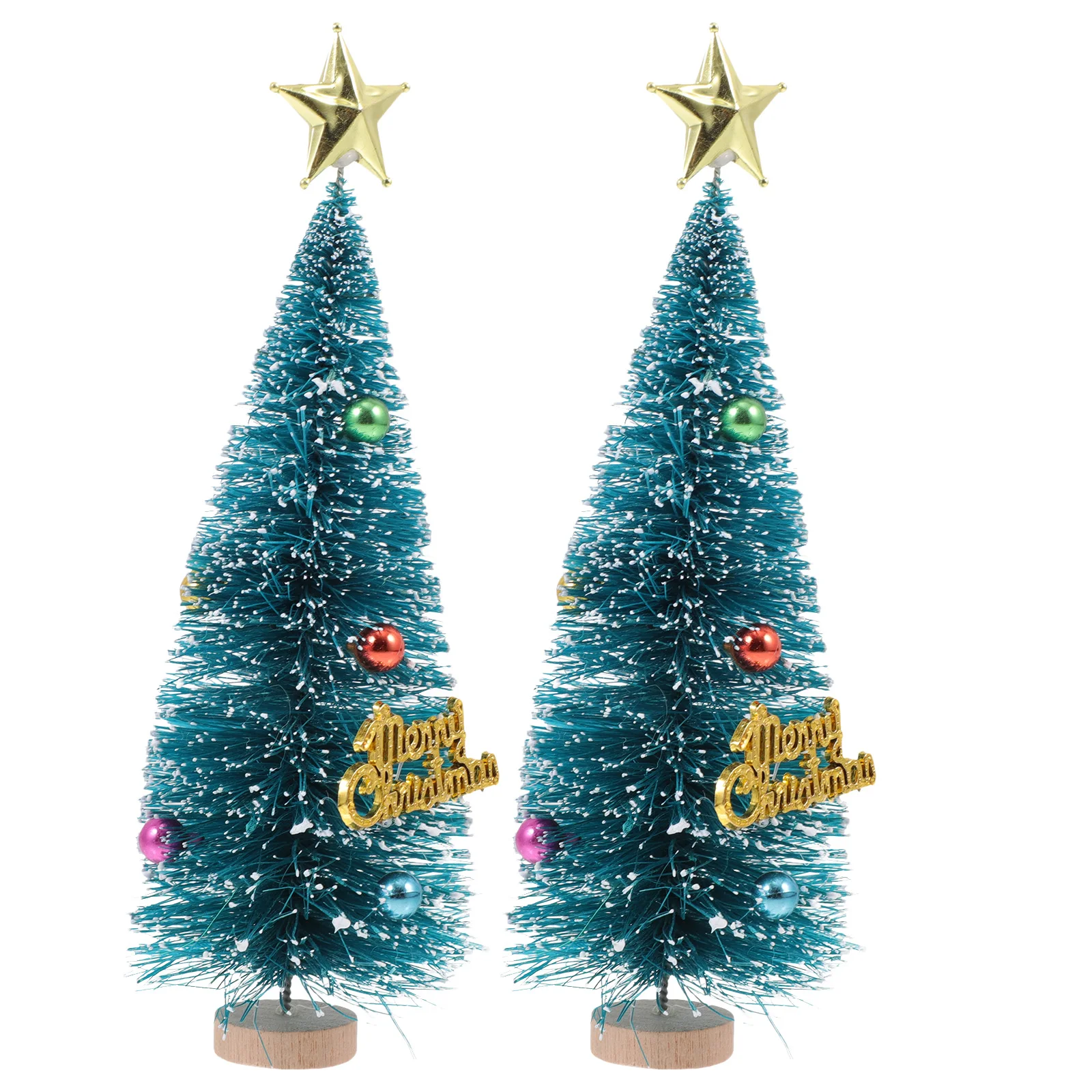 2Pcs Mini Christmas Trees 16cm Blue Green Desktop Decor Showcase Xmas Tree Holiday Party New Year Festive
2Pcs Mini Christmas Trees 16cm Blue Green Desktop Decor Showcase Xmas Tree Holiday Party New Year Festive
